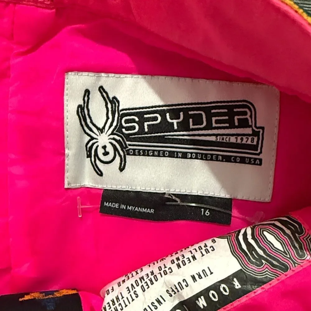 NWT Spyder Olympia Snow Tactical Ski Pants Girls 16